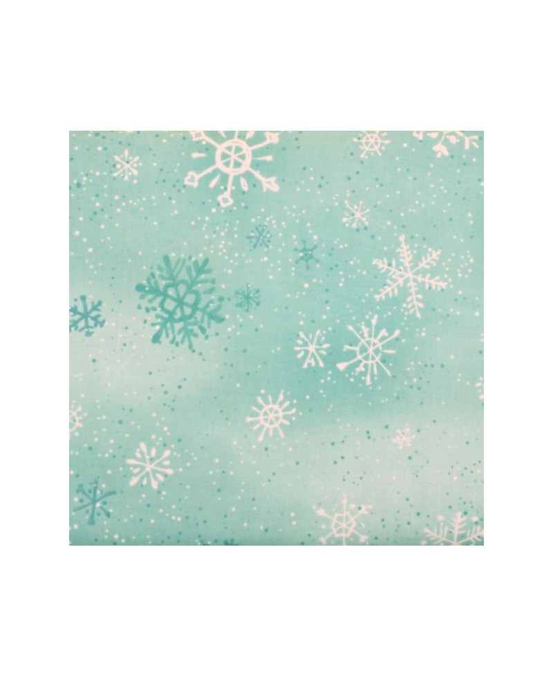 Naturaleza cielo claro con estrellas de nieve
